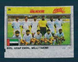 Final 92 (ÜLKER) Ünlü Futbolcular Serisi No 35 # SKZ2339