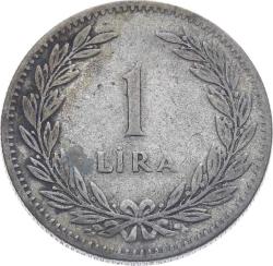 Türkiye 1947 1 Lira Gümüş ÇT TCM3120 #133