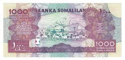 Somaliland 1000 Shillings 2012 ÇİL YKP8120