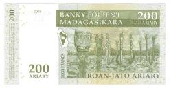 Madagaskar 200 Ariary 2004 ÇİL YKP8124