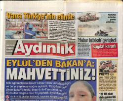 Aydınlık Gazetesi 20 Eylül 2017 - Doğudan Batıya Talebe Rüzgarı - Trump Bmde İranı Hedef Aldı GZ95124