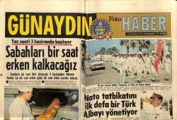 Günaydın Gazetesi 16 Mayıs 1973 - Nato Tatbikatını İlk Defa Bir Türk Albayı Yönetiyor GZ58250