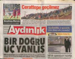 Aydınlık Gazetesi 17 Şubat 2016 - Hem PYD Hem Işid Vuruldu - İdilde Operasyon Hazırlığı GZ96379