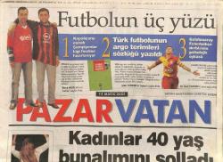 Vatan Gazetesi Pazar Eki 15 Mayıs 2005 - MÜYAPın 2004 Yılı Satış Rakamlarına Göre Serdar Ortaç , 812.500 Sattı Ama Şarkıları Çoktan Unutuldu GZ96723
