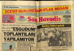 Son Havadis Gazetesi 4 Ocak 1979 - Bülent Ecevit Genelkurmay Başkanı İle Bir Kere Daha Ters Düştü GZ59286