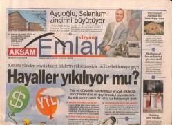 Akşam Gazetesi Emlak Eki 28 Mayıs 2006 - Japon Panasonic Akıllı Eve Geliyor - Kadıköyün Yeni Sakini Yabancılar GZ96894