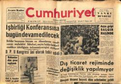 Cumhuriyet Gazetesi 21 Ağustos 1957 - Asya Gribi Salgın Halinde - B. Trakya Türklerinin Eğitimi Hazırlanıyor GZ96967