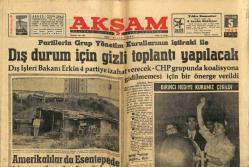 Akşam Gazetesi 5 Haziran 1962 - Uçak Kazasında Bir Ailenin Üç Nesli Yok Oldu GZ60480