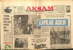 Akşam Gazetesi - 28 Haziran 1968 - Zenciler Beyazların Evlerini Taşa Tuttu GZ99722