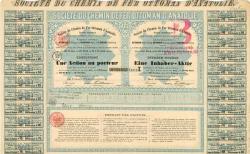 Anadolu Demiryolu Osmanlı Borçlanma Senedi HSS289