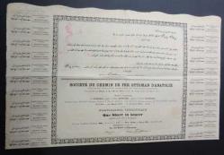 Anadolu Demiryolu Osmanlı Borçlanma Senedi HSS289