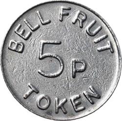 Birleşik Krallık Meyve Jeton Nikel JTF329