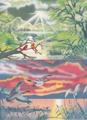 Manzara Temalı 2li Kartpostal KRT10708