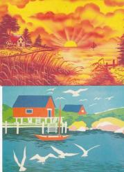 Manzara Temalı 2li Kartpostal KRT10716