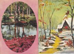 Manzara Temalı 2li Kartpostal KRT10731