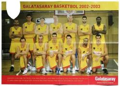 Galatasaray 2002-2003 Basketbol Takımı (68x48cm) Dev Boy Poster KRT11144