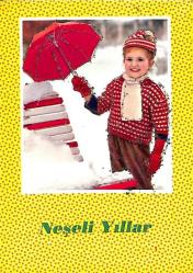 Yılbaşı (Yeniyıl) Temalı Simli Tebrik -Kutlama Kartı Kartpostal KRT12150