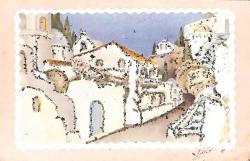 Manzara Temalı Simli Kartpostal KRT12282