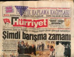 Hürriyet Gazetesi 17 Eylül 1990 - İzmir Toplantısı Olaylı Geçince İnönü Bölge Toplantısını İptal Etti GZ62395