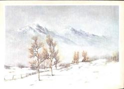 Manzara - Kış Temalı Kartpostal KRT12738