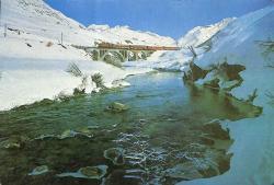 Manzara- Kış Ve Köprü Temalı Kartpostal KRT12769