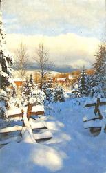 Manzara - Kış Temalı Kartpostal KRT12837