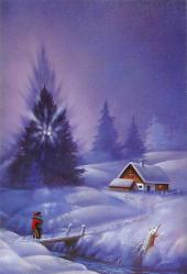 Manzara - Kış Temalı Kartpostal KRT12844