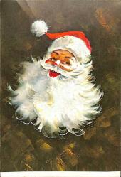 Yılbaşı (Yeniyıl) Noel Baba Temalı Kartpostal KRT14111