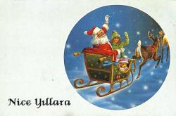 Yılbaşı (Yeniyıl) Noel Baba Temalı Kartpostal KRT14142