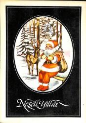 Yılbaşı (Yeniyıl) Noel Baba Temalı Kartpostal KRT14165