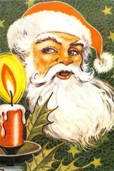 Yılbaşı (Yeniyıl) Noel Baba Temalı Kartpostal KRT14458
