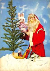 Yılbaşı (Yeniyıl) Noel Baba Temalı Kartpostal KRT14495