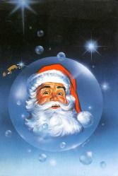 Yılbaşı (Yeniyıl) Noel Baba Temalı Kartpostal KRT14508