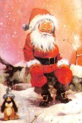 Yılbaşı (Yeniyıl) Noel Baba Temalı Kartpostal KRT14935