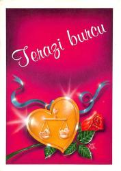 Terazi Burcu Kartpostal KRT15637