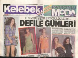Hürriyet Gazetesi Kelebek Eki 3 Mart 1992 - Defile Günleri GZ63909