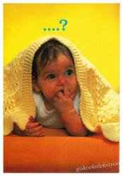Sevimli Bebek Kartpostal KRT2298