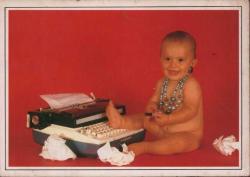 Sevimli Bebek Kartpostal KRT2303