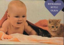 Sevimli Bebek Kartpostalı KRT2378