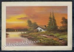 Manzara Temalı Kartpostal KRT2843