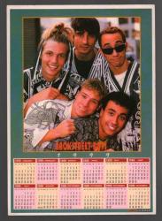Backstreet-Boys Büyükboy 1999 Takvimli Kartpostal KRT4713