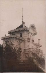 Trabzon - Atatürk Köşkü Eski Fotokart Çil KRT6362