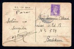 Ankara Ulus Meydanı 1940 Fotokart KRT6444