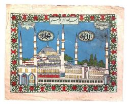 Sultan Ahmet Camii Orta Boy Kartpostal (43.5x35 cm) KRT8992