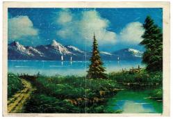 Manzara Temalı Büyük Boy Kartpostal KRT9232