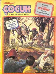 MİLLİYET ÇOCUK DERGİSİ Sayı 17 28 Nisan 1980 - Daniel Defoe Robinson Crusoe`nin Dönüşü NDR68257