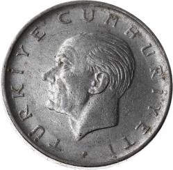 1970 Yılı 1 Lira (Ters) ÇT+ TCM1390