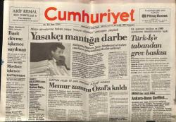 Cumhuriyet Gazetesi 30 Aralık 1987 - Peruda Barış İçin Saygı Duruşu GZ70339