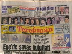 Tercüman Gazetesi 28 Mart 1987 - Ödül Şölenine Katılacak Dev Sanatçılar * Zeki Müren - Muazzez Abacı - Ajda Pekkan GZ70351