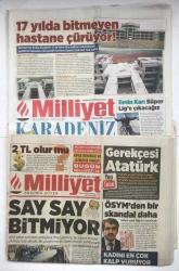 Milliyet Gazetesi Karadeniz Ve Cadde Eki İle 2 Nisan 2014 - O Çaycı Şimdi Başkan Oldu GZ7046